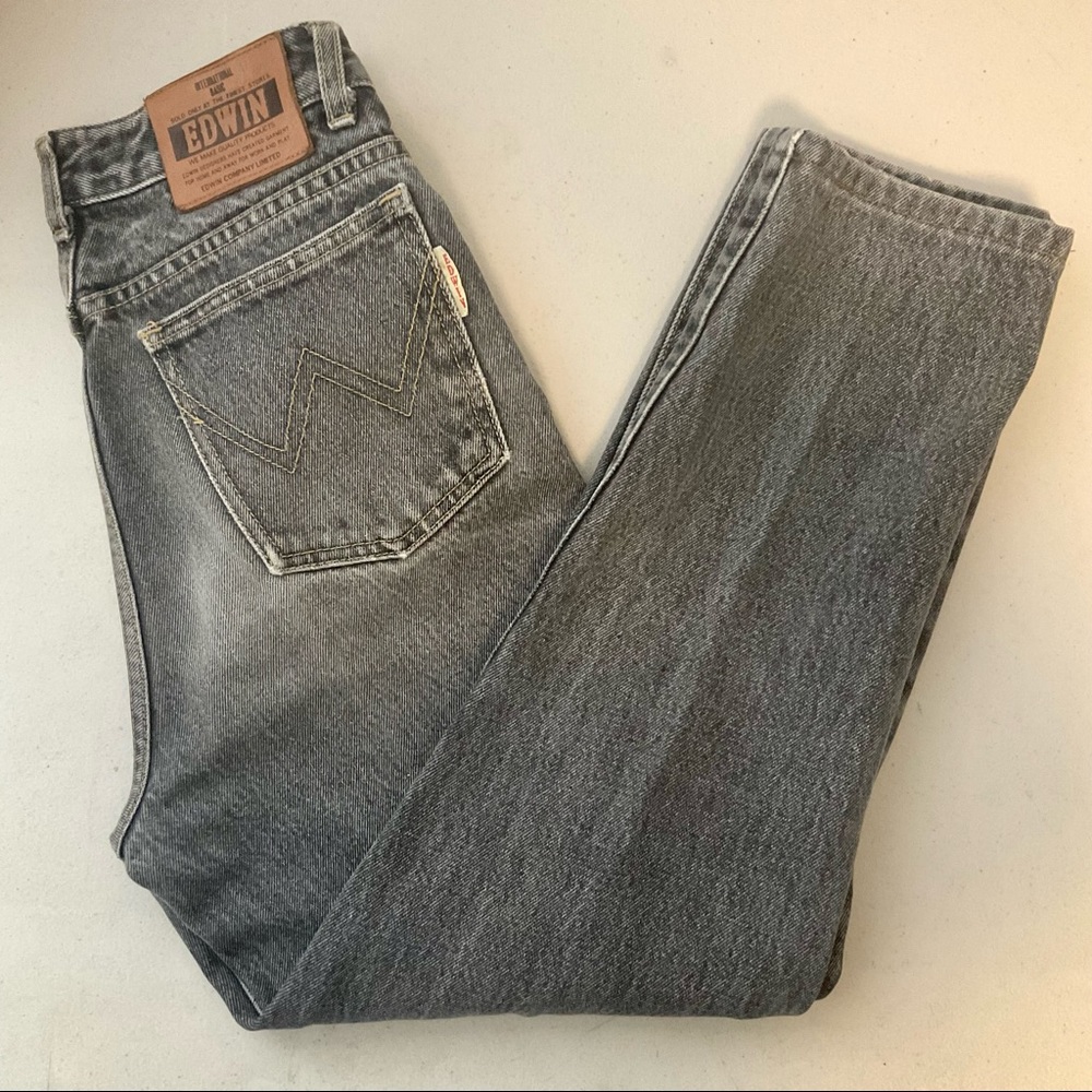 Vintage Edwin International Basic Grey Jeans W29x… - image 12